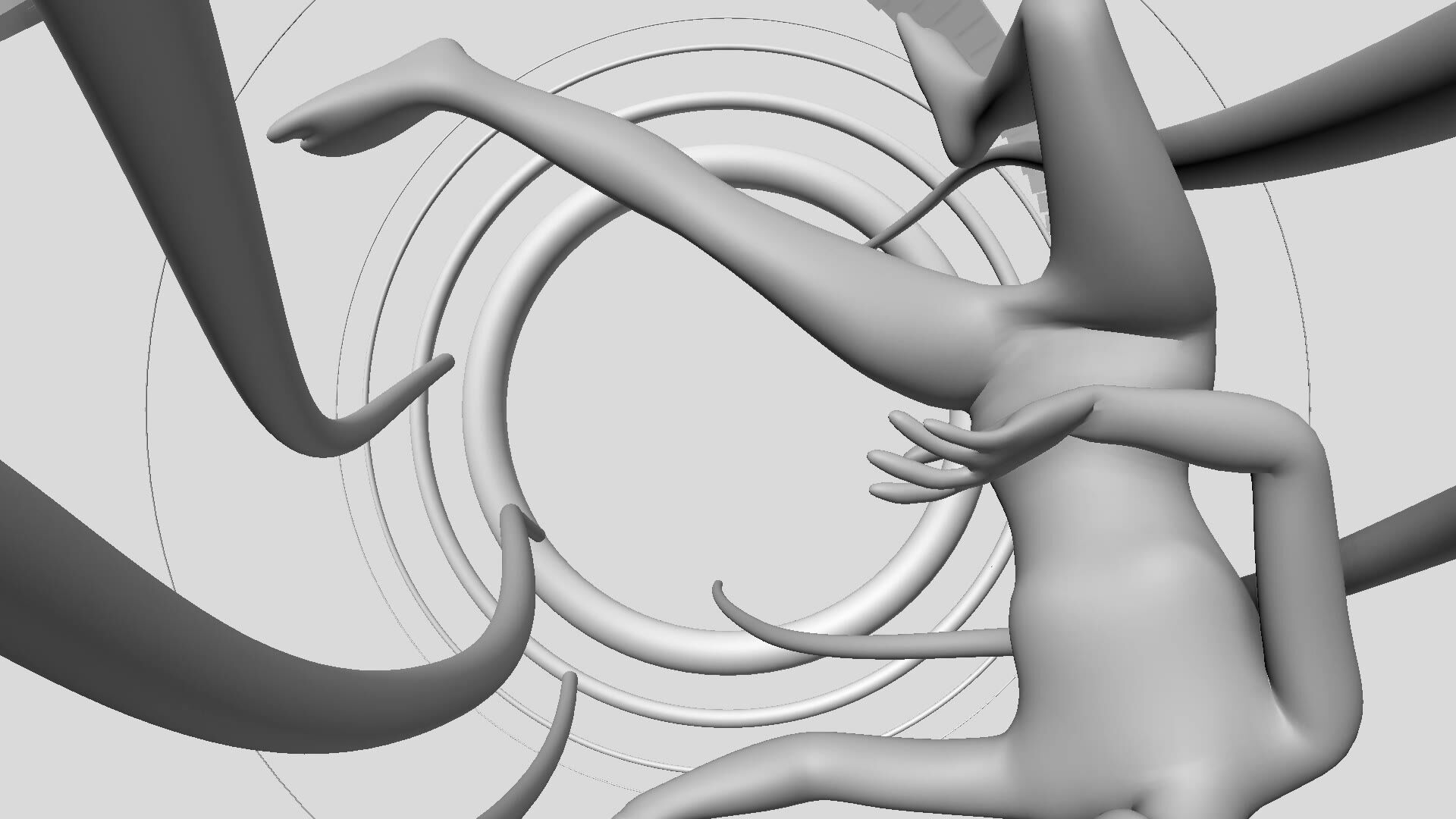 Cinema 4D playblast — second sequence